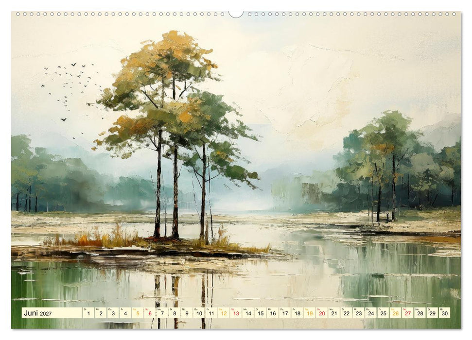 Eine Landschaft im Jahr (CALVENDO Wandkalender 2027)