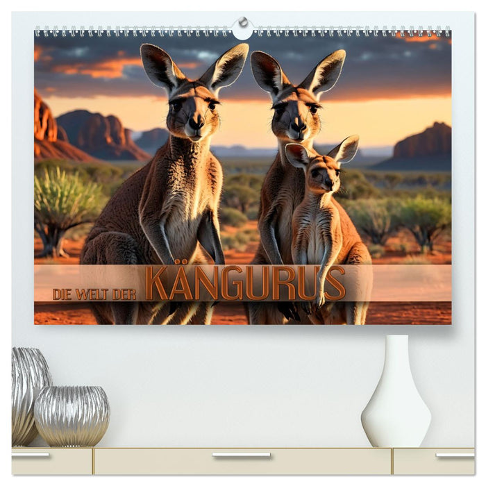 Die Welt der Kängurus (CALVENDO Premium Wandkalender 2027)