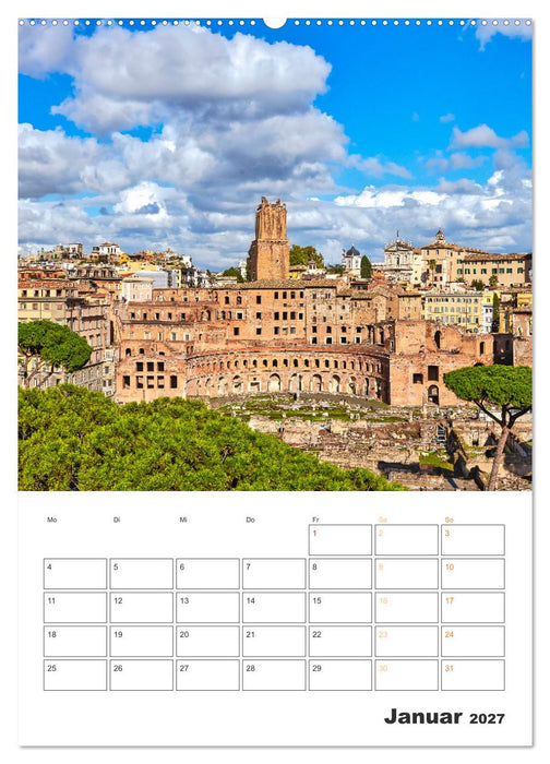 Rom - Kunst, Kultur und Geschichte (CALVENDO Wandkalender 2027)