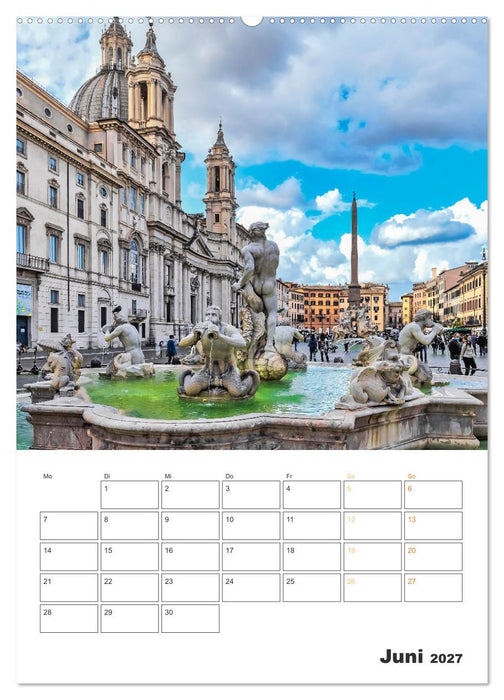 Rom - Kunst, Kultur und Geschichte (CALVENDO Wandkalender 2027)