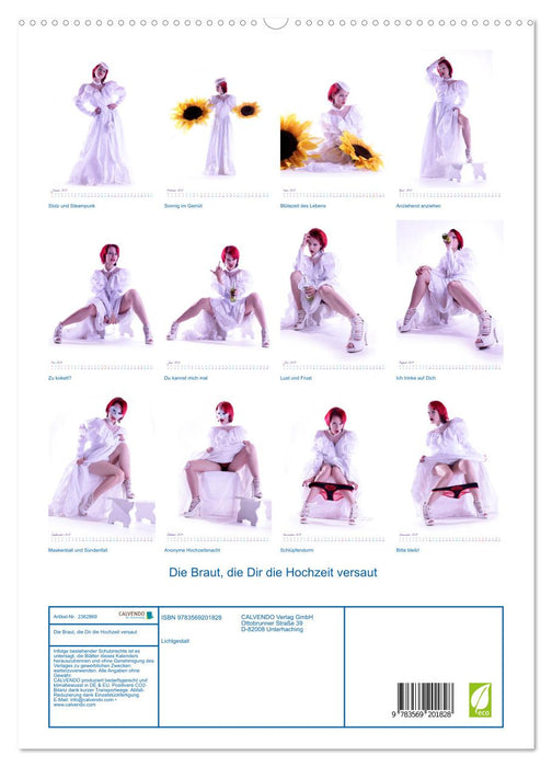 Die Braut, die Dir die Hochzeit versaut (CALVENDO Premium Wandkalender 2027)
