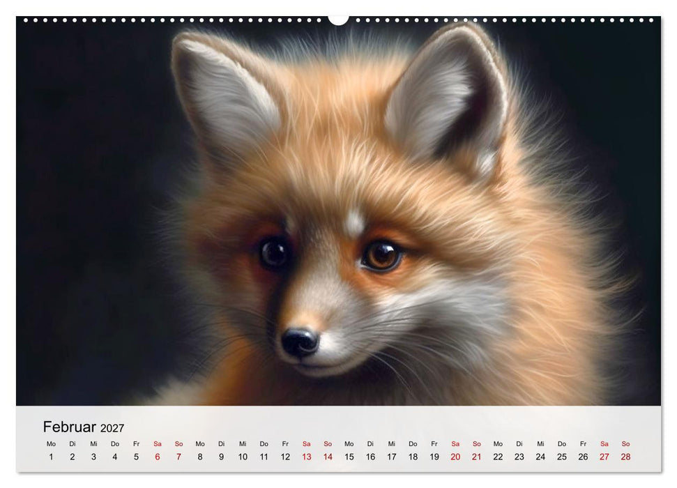 Zauberhafte Fluffies (CALVENDO Wandkalender 2027)