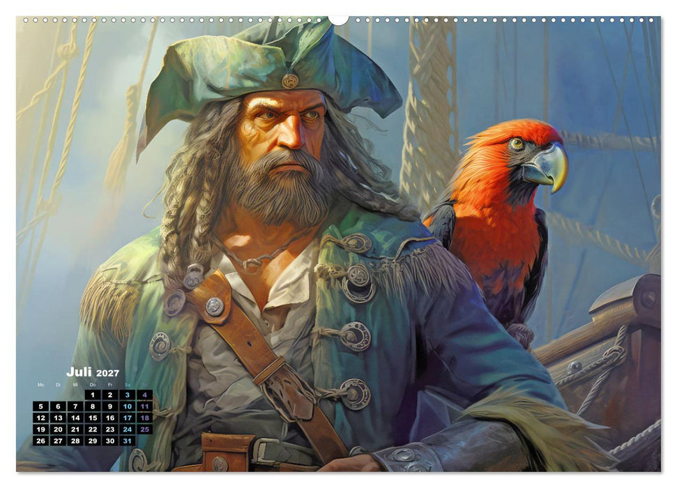 Piraten - Eine unsterbliche Faszination (CALVENDO Premium Wandkalender 2027)