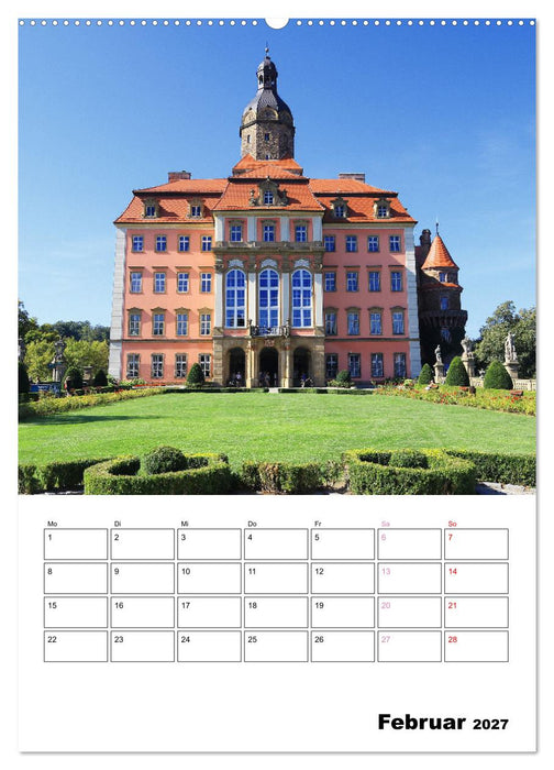 Schloss Fürstenstein in Polen - ein Reiseplaner (CALVENDO Wandkalender 2027)