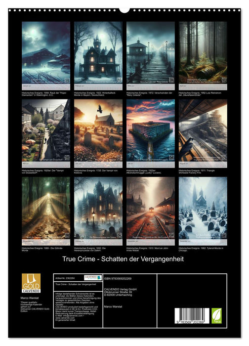 True Crime - Schatten der Vergangenheit (CALVENDO Premium Wandkalender 2027)