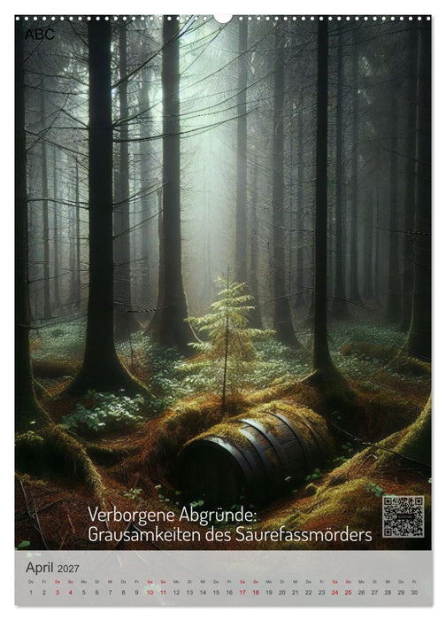 True Crime - Schatten der Vergangenheit (CALVENDO Premium Wandkalender 2027)