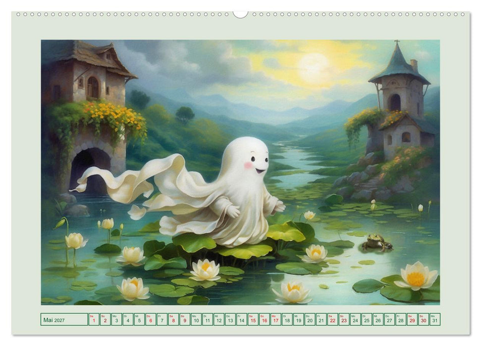 Korbinian, der kleine Geist (CALVENDO Wandkalender 2027)