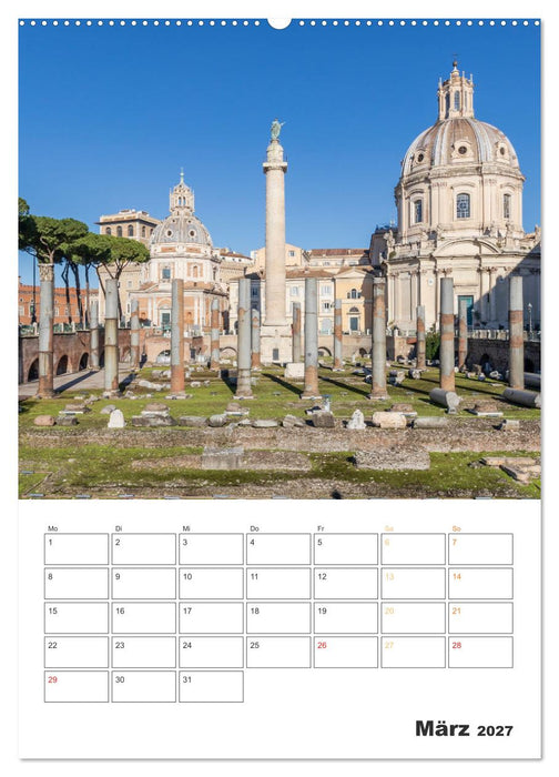 Rom - Kunst, Kultur und Geschichte (CALVENDO Premium Wandkalender 2027)