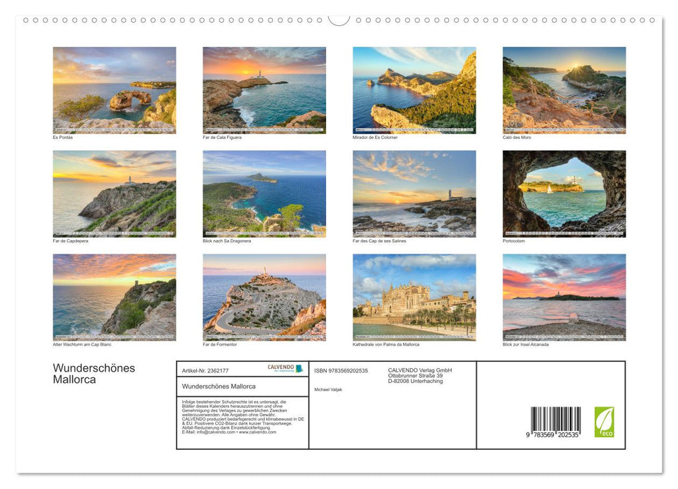 Wunderschönes Mallorca (CALVENDO Premium Wandkalender 2027)