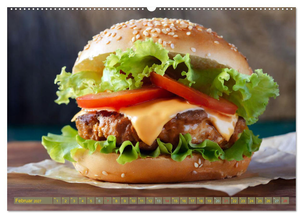 Unsere Burger Deluxe (CALVENDO Premium Wandkalender 2027)