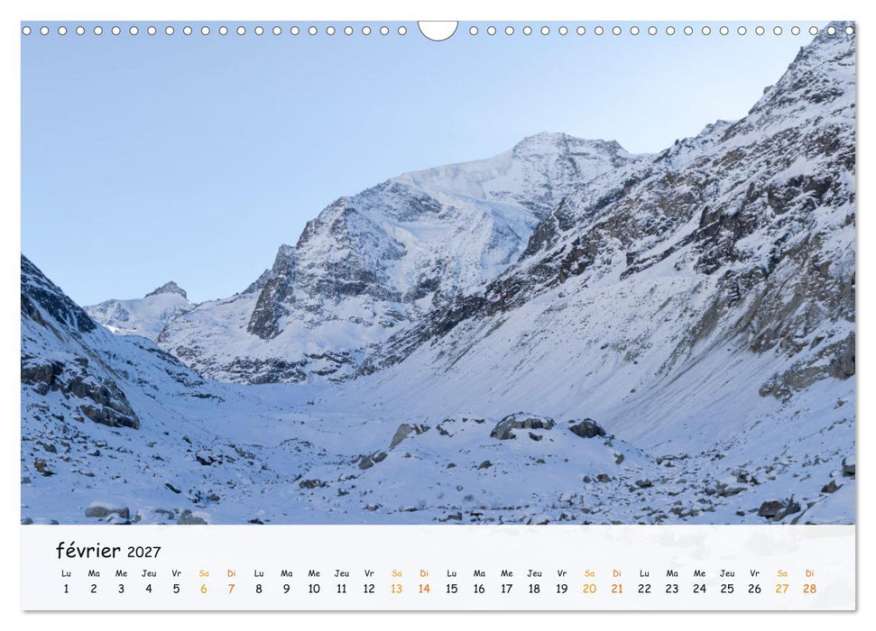 Scènes de cimes (CALVENDO Calendrier mensuel 2027)