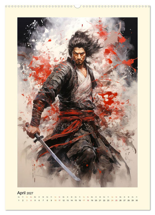 Samurai Helden (CALVENDO Premium Wandkalender 2027)