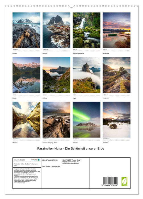Faszination Natur - Die Schönheit unserer Erde (CALVENDO Premium Wandkalender 2027)