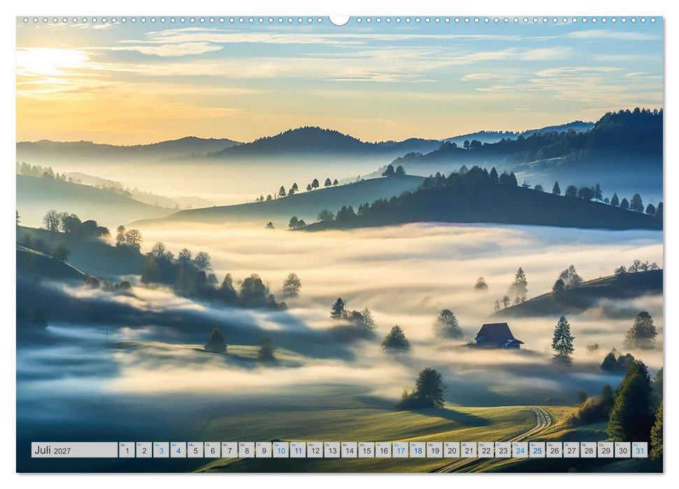Magische Nebelmomente (CALVENDO Premium Wandkalender 2027)