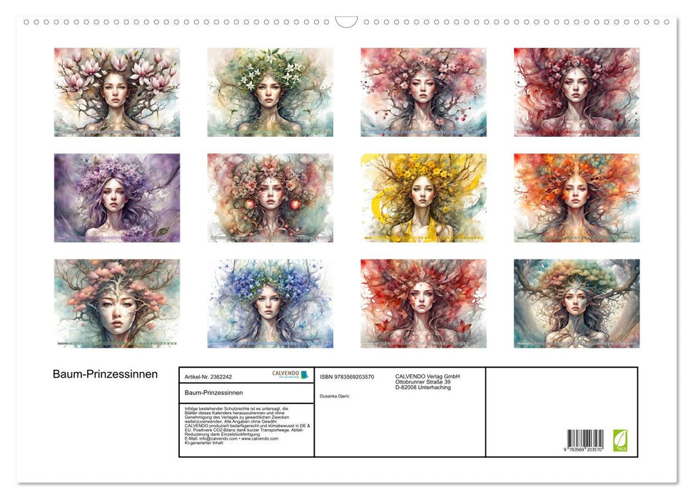 Baum-Prinzessinnen (CALVENDO Wandkalender 2027)