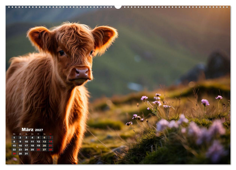 Highland Kühe (CALVENDO Wandkalender 2027)