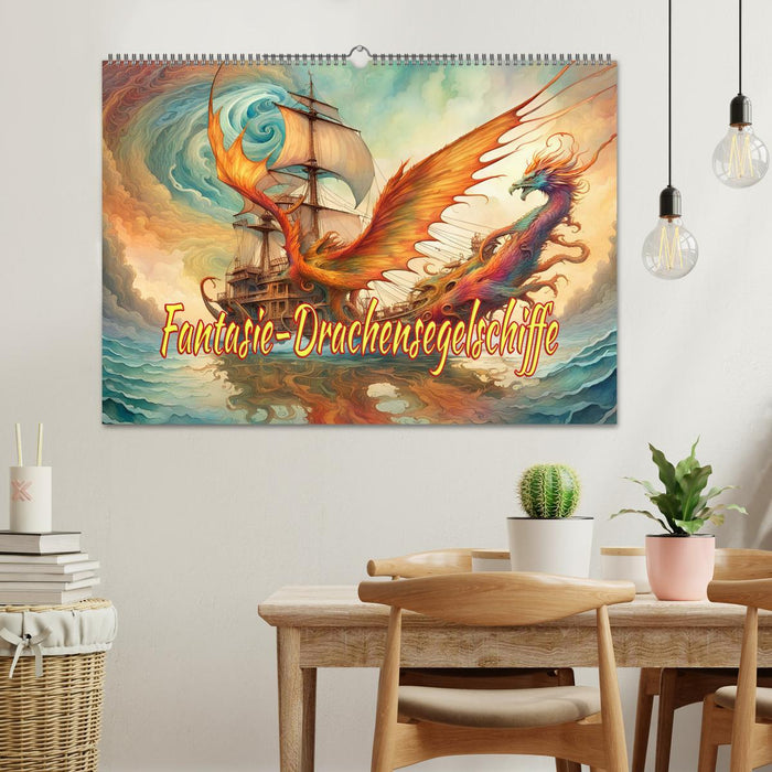 Fantasie-Drachensegelschiffe (CALVENDO Wandkalender 2027)