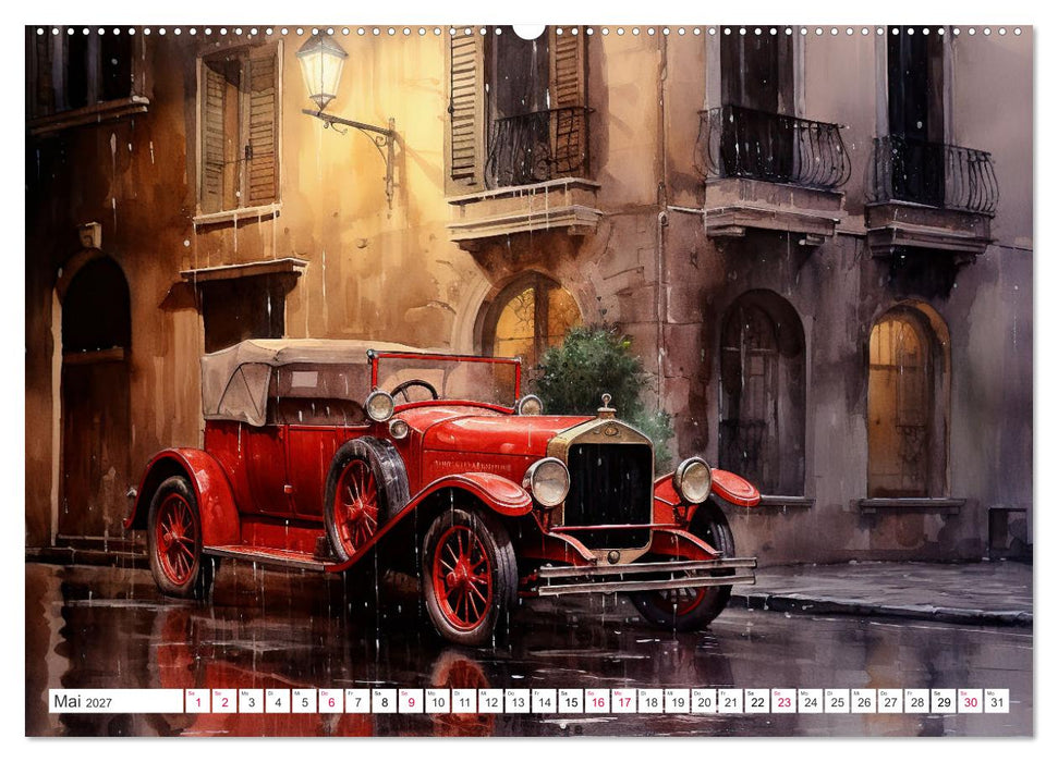 Oldtimer - Vergangenheit neu entdeckt (CALVENDO Wandkalender 2027)
