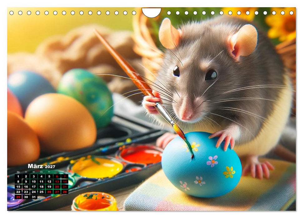 Lustige Ratten (CALVENDO Wandkalender 2027)