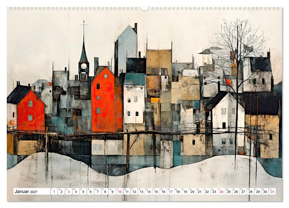Gedankenreise in eine surreale Welt (CALVENDO Premium Wandkalender 2027)