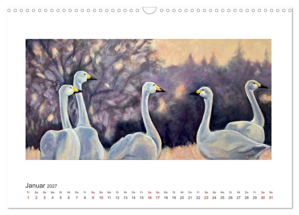 Auf leichten Schwingen - Zugvögel (CALVENDO Wandkalender 2027)
