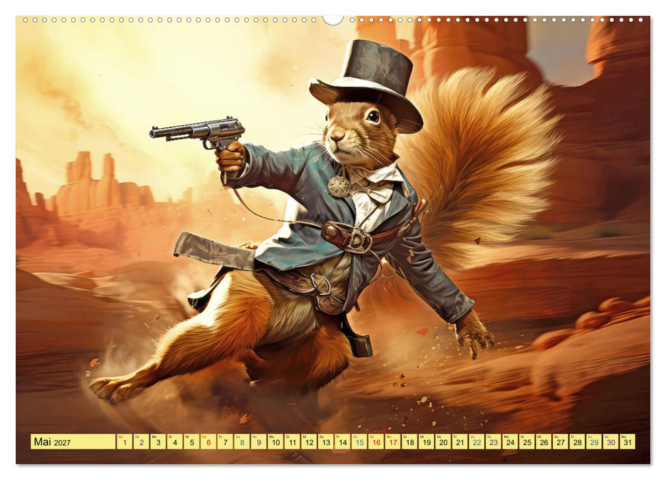 Eichhörnchen im Erlebnishunger (CALVENDO Premium Wandkalender 2027)