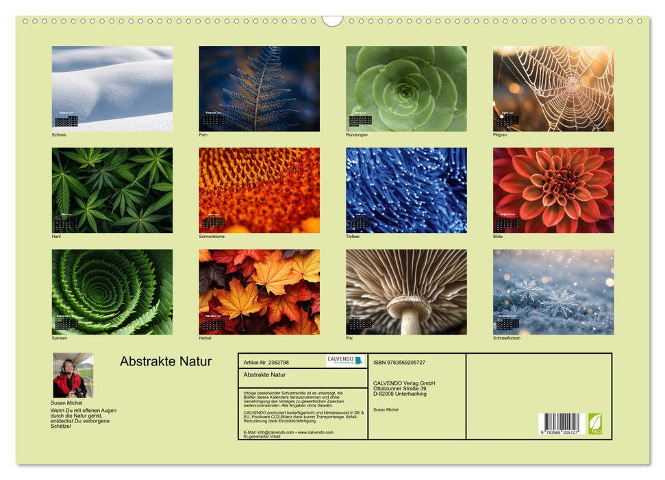 Abstrakte Natur (CALVENDO Wandkalender 2027)