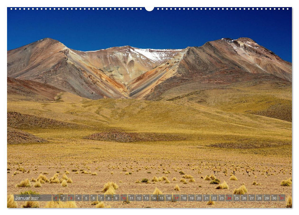 Bolivien - Eine Wanderreise (CALVENDO Premium Wandkalender 2027)