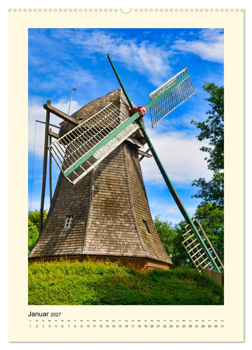 Nostalgie Windmühlen (CALVENDO Wandkalender 2027)