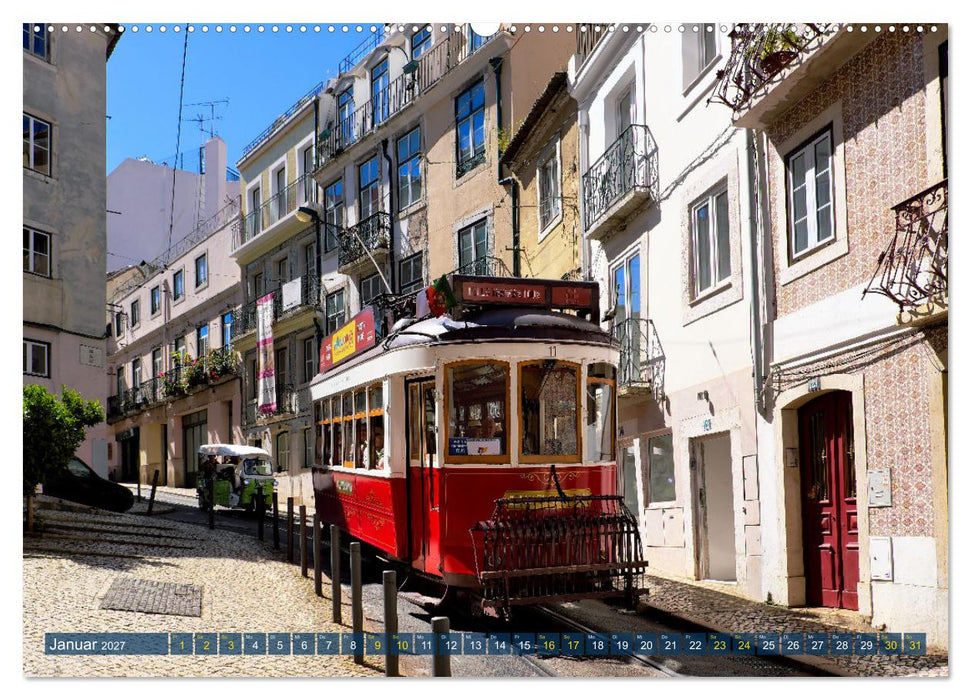 Lissabon eine faszinierende Stadt (CALVENDO Wandkalender 2027)