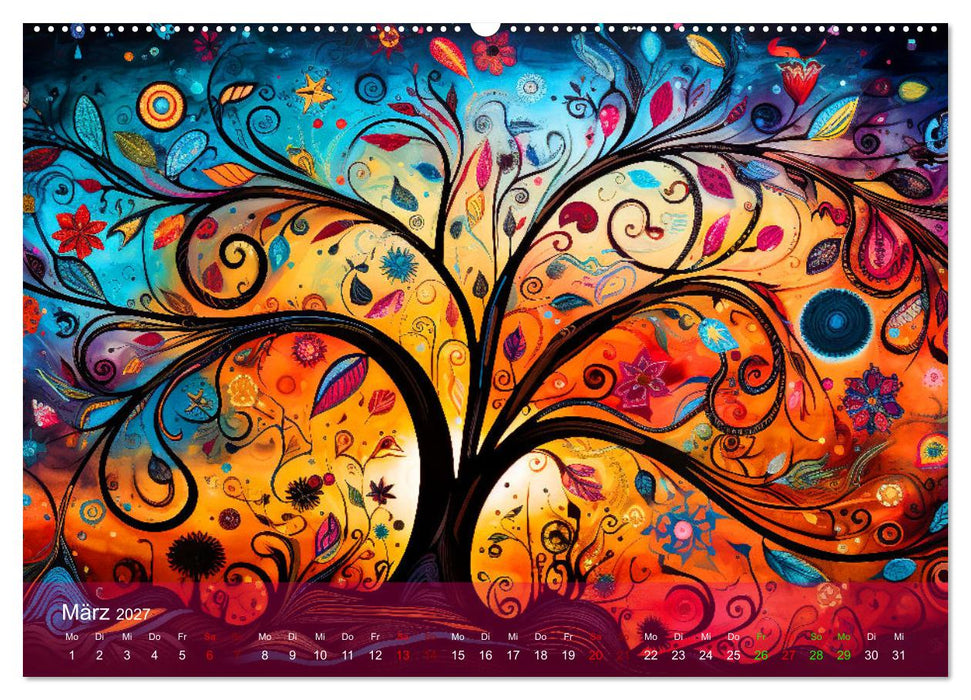 "Visionäre Leinwand: Kreative Symbole für Träume und Visionen" (CALVENDO Premium Wandkalender 2027)