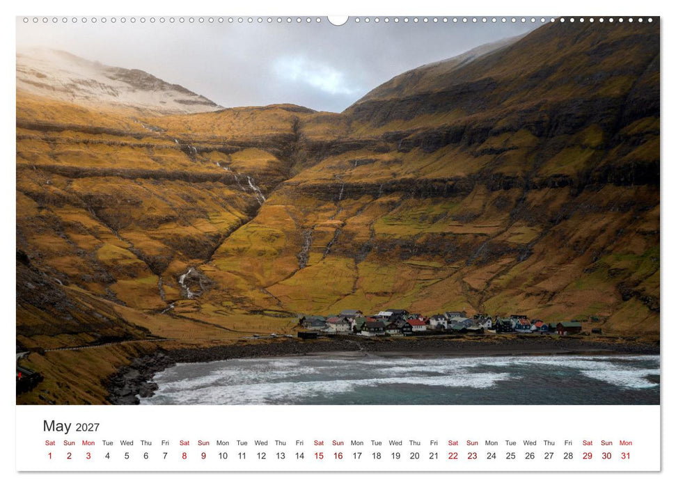 Autumn light at Faroe island (CALVENDO Monthly Calendar 2027)
