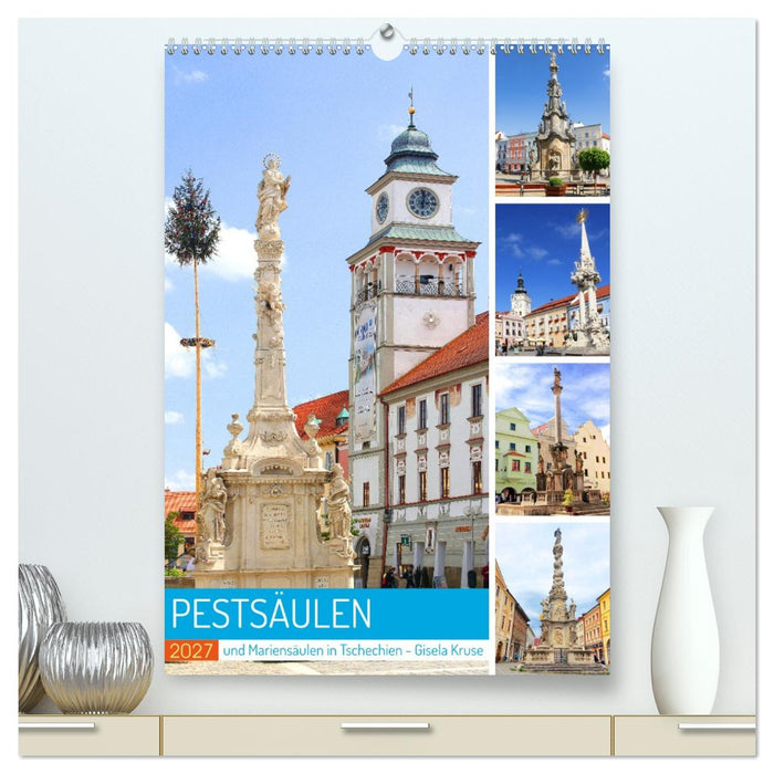Pestsäulen und Mariensäulen in Tschechien (CALVENDO Premium Wandkalender 2027)