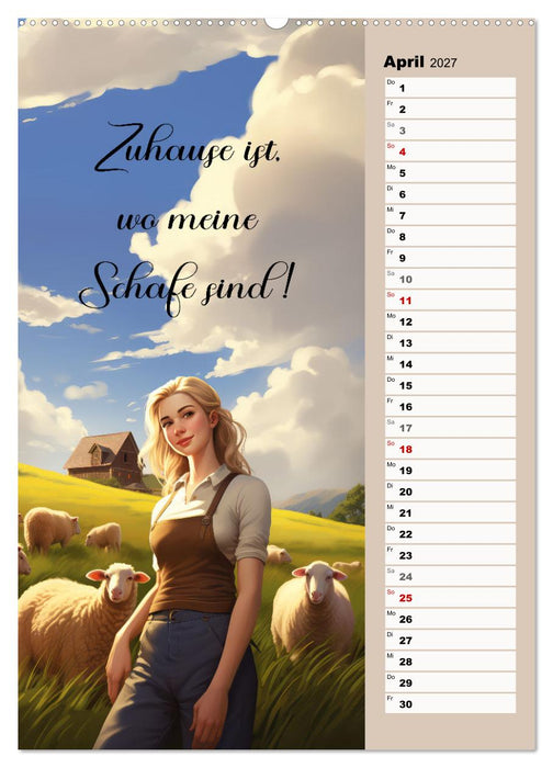 Schäfersprüche (CALVENDO Premium Wandkalender 2027)