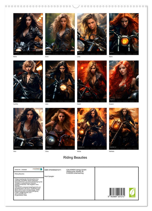 Riding Beauties (CALVENDO Premium Wandkalender 2027)