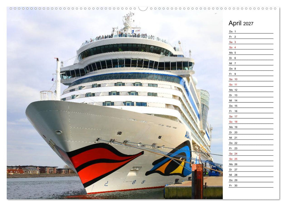 Warnemünde - maritim und bunt (CALVENDO Premium Wandkalender 2027)