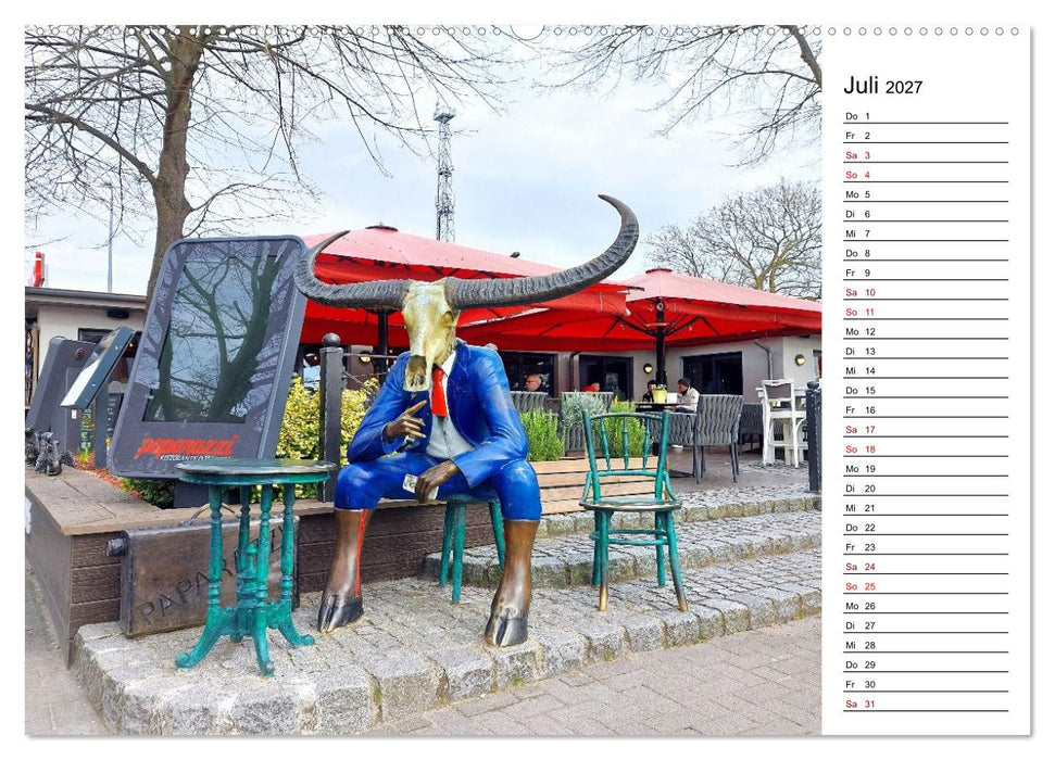 Warnemünde - maritim und bunt (CALVENDO Premium Wandkalender 2027)