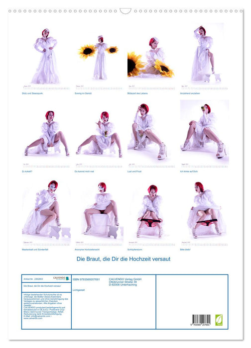 Die Braut, die Dir die Hochzeit versaut (CALVENDO Wandkalender 2027)