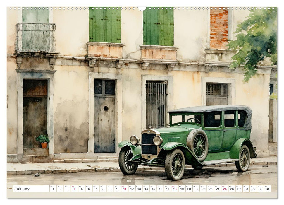 Oldtimer - Vergangenheit neu entdeckt (CALVENDO Premium Wandkalender 2027)