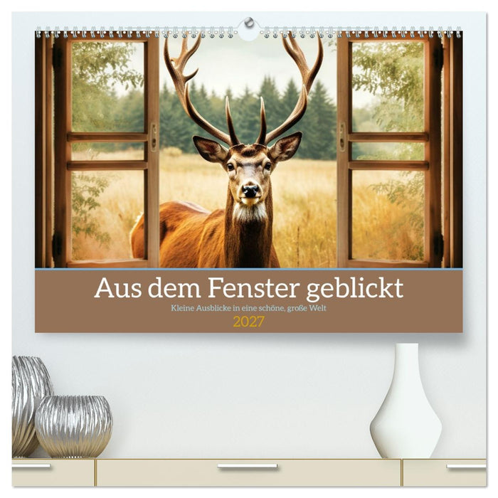 Aus dem Fenster geblickt (CALVENDO Premium Wandkalender 2027)