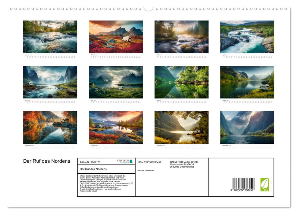 Der Ruf des Nordens (CALVENDO Premium Wandkalender 2027)