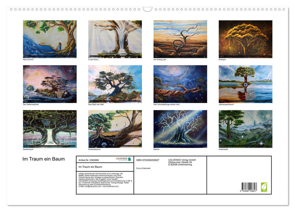 Im Traum ein Baum (CALVENDO Wandkalender 2027)
