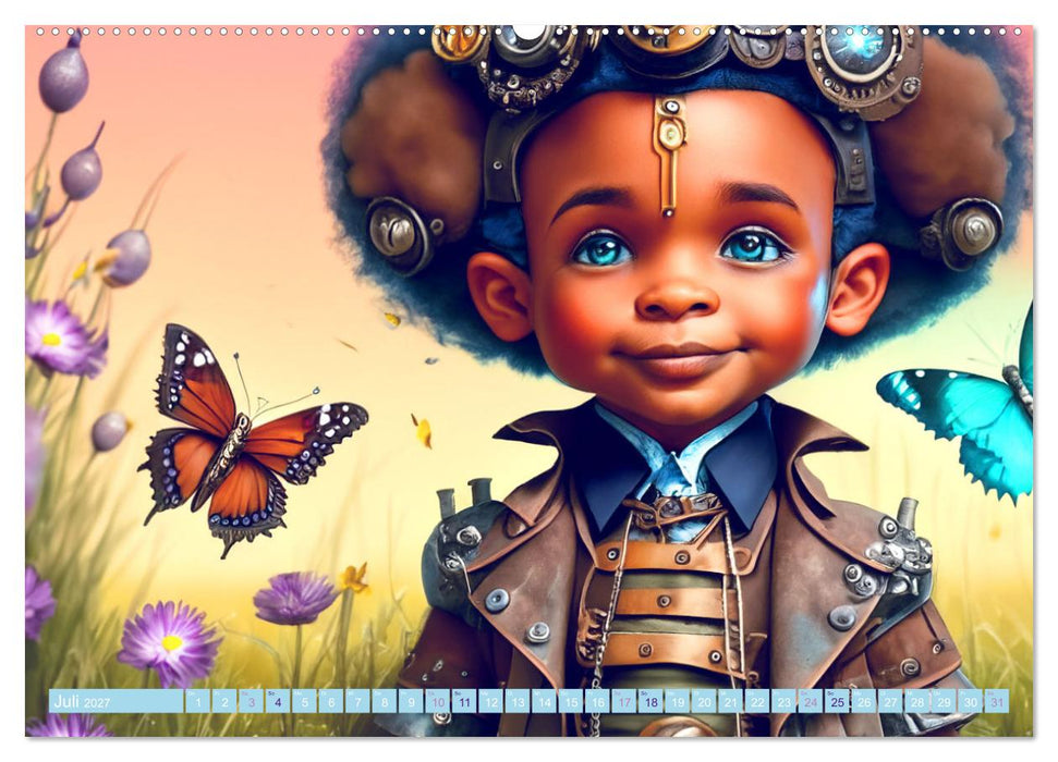 Kleine Steampunk Stars (CALVENDO Premium Wandkalender 2027)