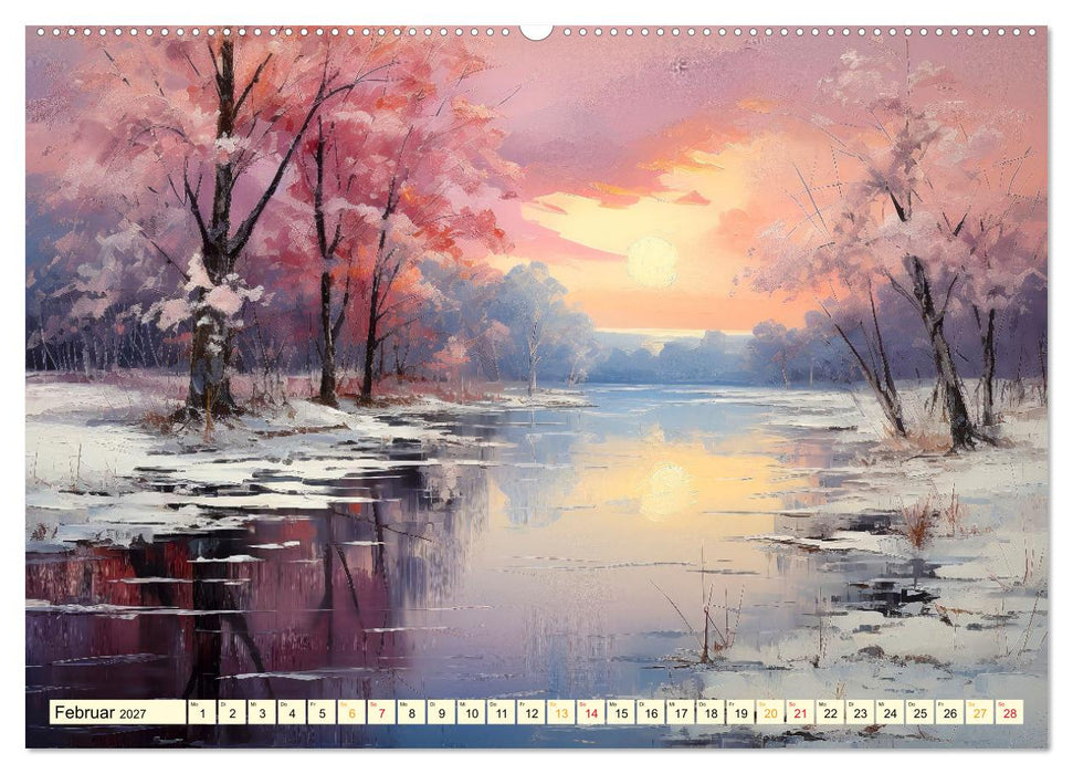 Eine Landschaft im Jahr (CALVENDO Premium Wandkalender 2027)