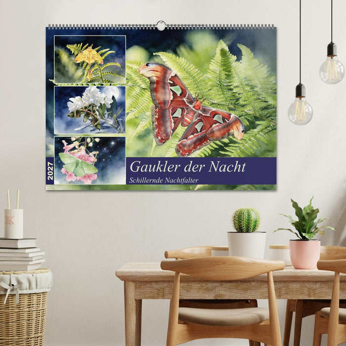 Gaukler der Nacht - Schillernde Nachtfalter (CALVENDO Wandkalender 2027)