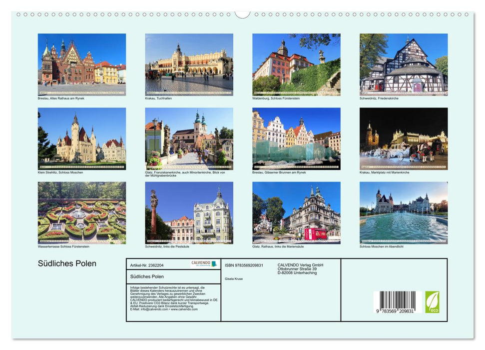 Südliches Polen (CALVENDO Premium Wandkalender 2027)