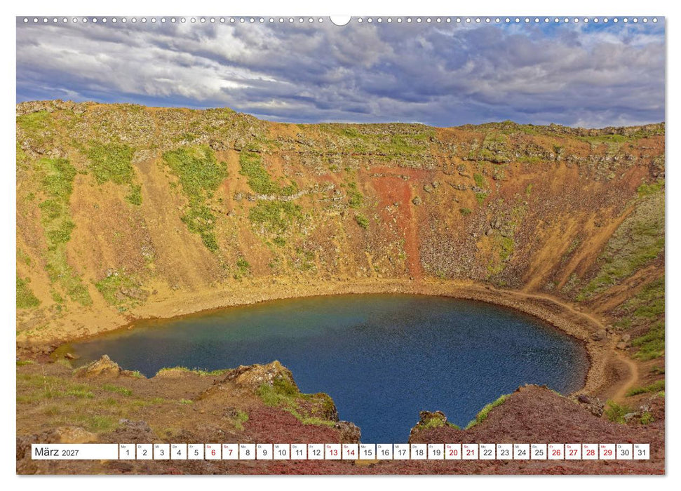 Die Farben Islands (CALVENDO Premium Wandkalender 2027)