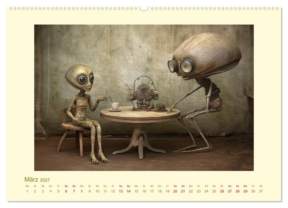 Surreale Alienwelt (CALVENDO Wandkalender 2027)