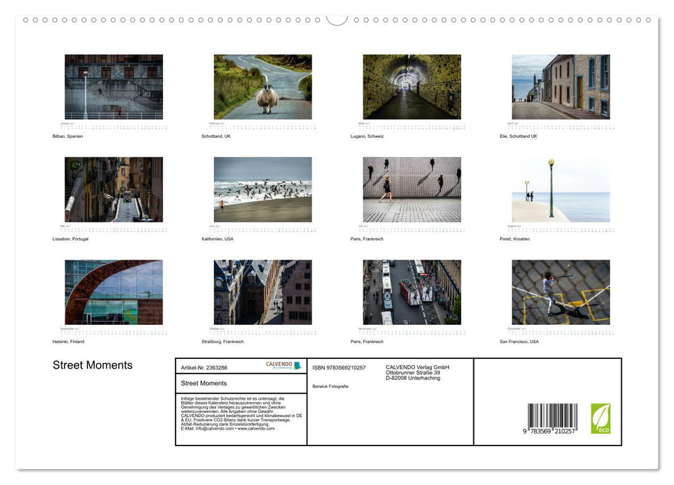 Street Moments (CALVENDO Premium Wandkalender 2027)
