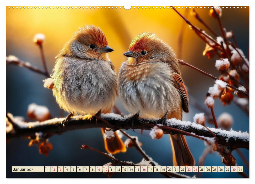 Vögel Alltag (CALVENDO Wandkalender 2027)